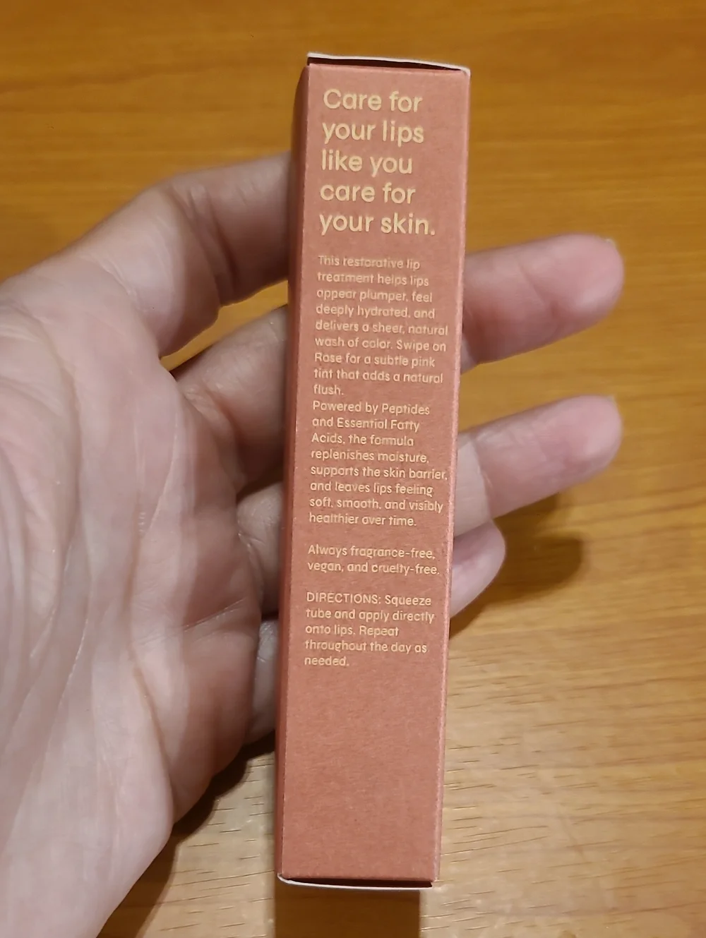 NWT Facile Lip Jelly Hydrating Glossy Peptide Treatment 15 ml 0.5 fl oz - Rose